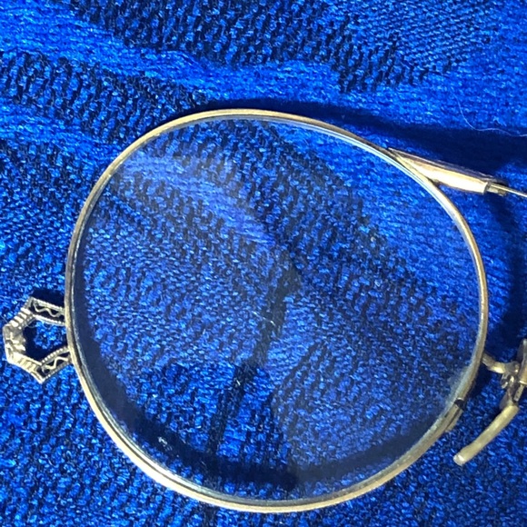 1/10 12k Vtg Engraved Oxford Lorgnette Spectacles - Picture 9 of 16